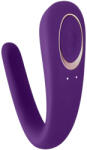 Satisfyer Double Classic - vízálló, akkus párvibrátor (lila)