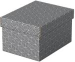 ESSELTE Home S méret 3db/csomag szürke tárolódoboz (628281) - officedepot