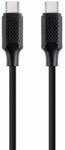 Gembird Cablu GEMBIRD CABLEXPERT USB PD (livrare energie), 60 W, cablu tip C la tip C (CM/CM), 1, 5 m, date și alimentare, negru (KAB05134B)