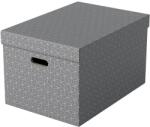 ESSELTE Home L méret 3db/csomag szürke tárolódoboz (628287) - bestbyte