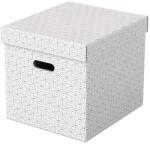 ESSELTE Home kocka alakú 3db/csomag fehér tárolódoboz (628288) - bestbyte