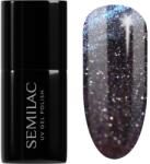 Semilac UV Hybrid Galaxy Flash gél körömlakk UV / LED-es lámpákhoz árnyalat 828 Grey Holo 7 ml