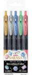 Zebra Sarasa Clip 0, 5 Decoshine 5 Colour Set zselés toll (ZEBRA_37860) (ZEBRA_37860)