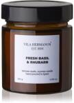 Vila Hermanos Apothecary Fresh Basil & Rhubarb lumânare parfumată 150 g