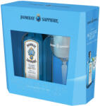 Bombay Sapphire gin 0, 7l 40% + pohár díszdobozban + 50Ft visszaváltási díj