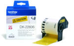 Brother Dk-22606 Sárga Alapon Fekete, 62mmx15, 24m öntapadós Eredeti Filmszalag Tekercsben (dk22606) (dk22606)