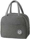 Flippy Termikus ételhordó, Flippy, Multifunkcionális, Rekeszes, Vízálló, Fogantyúkkal, Külső zseb, 22x14x19 cm, Szürke (131622)