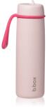 b.box Stainless Steel Thermos Bottle sticlă termos cu pai Pink Paradise 690 ml