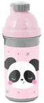 PASO Pandás műanyag kulacs - With love (PP25PB-3021) (paPP25PB-3021)