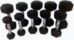 TUNTURI Súlyzószett Tunturi Rubber Dumbbellset 1-10 kg black