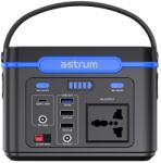 Astrum PS100 24000mAh fekete töltőállomás USB, Type-C, DC, AC220 csatlakozási lehetőségekkel li-polymer cellákkal - emag