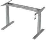 FlexiSpot kézi magasságállítású asztalváz, Szürke (H2S)