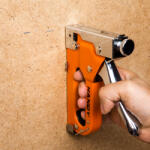 Handy Kézi tűzőgép szett kofferben - tűzőgép + 3 féle kapocs (10442B) - lumenet