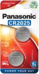 Panasonic Lítium akkumulátor 3V CR2025 125mAh, Méretek 20 x 2, 5 mm Panasonic Blister 2