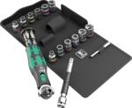 Wera Set clichet compact WERA 8009 Zyklop Pocket Set 4 cu biti, chei tubulare si suport Rapidaptor pentru service mobil 27 piese (WR05004285001) Surubelnita