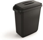 DURABLE Szemetes, 60 l, műanyag, DURABLE DURABIN ECO, fekete (DB1800503221) (1800503221)