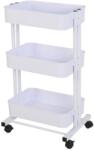 Unic Spot Debby gurulós tároló polc, fehér