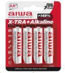 Aiwa X-tra Plus ceruza elem (AA) 4db