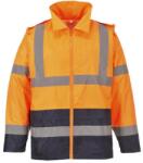 Portwest Hi-Vis Classic Contrast esődzseki (H443ONRXXXL) - grandis