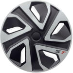 14151 J-Tec ST 14" Ezüst/Fekete Dísztárcsa Garnitúra (4 db) (JACKY14151)