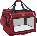 Tresko Přepravka pro psy a kočky 70 × 52 × 52 cm, červená (THDB-033)