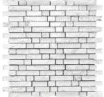 MIRAVA Mozaic sticlă și piatră naturală alb 29, 8x30, 5 cm (HBC005)