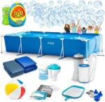 Intex 450x220x84cm Fémvázas medence szett, kiegészítőkkel (28273) + ingyenes buborékfújó