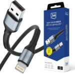 3mk Protection Cablu Alimentare, USB, iOS, 12W, 1m - Hyper N-Series - Black (KF2360220)
