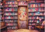 Yazz 3884 - Romantic Library - 1000 db-os puzzle (3884)