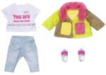 Zapf Creation Baby Born Set cu haină colorată Deluxe, 43 cm (830154)