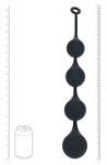 Shots Toys Bile Anale XXL din Silicon în Formă de Picătură de Apă Levelz 60mm Negru