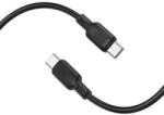 BOROFONE CABLU alimentare si date Borofone "BX113", Fast Charging Data Cable pt. smartphone, USB Type-C la USB Type-C 60W , 2m, negru "6941991115516" (timbru verde 0.08 lei) - pcone