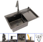 Leziter Dahlia IV rozsdamentes mosogató (LRMDA-4) - homelux