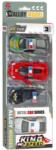 Luna Toys Set 4 masinute de Politie, Luna Toys, King Speed, 1: 43
