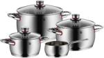WMF Set de vase pentru gătit QUALITY ONE, set de 4 buc, argintiu, oțel inoxidabil, WMF (WM774146380)