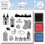 Aladine Stampo City Bélyegzőkészlet Prága 12 db (55379)