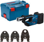 Bosch Mașină de presat cu cap rotativ 360° GPT 18V-19 TH set (fără acumulator și încărcător) (06019M2004)