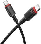 BOROFONE Cablu de Incarcare Premium, USB-C, 60W, 1m - Borofone Beneficio (BX110) - Black (KF2357161) - pcone