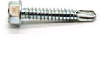 VISIMPEX Șurub autofiletant cu cap hexagonal DIN 7504K, zincat 4, 8 x 38 mm (001-004-006-024)