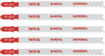 TOYA Lamă de fierăstrău panză 10TPI 130 mm universală cu prindere T bimetalică (5 buc) (YT-3417)