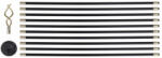TOYA Set de curățare țevi YATO 12 părți 9, 2 m/20 mm (tijă flexibilă 10x93, 2 cm) (YT-24980)