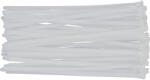TOYA Coliere de cablu detașabile 7, 6 x 300 mm albe (100 buc) (YT-70665)