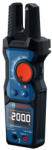 Bosch Clește ampermetric GFM 1000-15 + afișaj LCD invers MH1 CAT IV 600 V / CAT III 1000 V (0601077401)