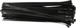 TOYA Legător de cabluri detașabil 7, 6 x 300 mm negru (100 bucăți) (YT-70675)