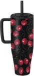 BURGA Cana Termos Cherrybomb 1.2 L cu capac anti scurgeri si pai reutilizabil, inox (BCTCHIXCRP) - pcone