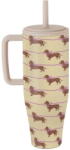 BURGA Cana Termos Always Late 1.2 L cu capac anti scurgeri si pai reutilizabil, inox (BCTAWLIXCRP) - pcone