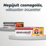 Blend-a-dent Plus műfogsorrögzítő krém DUO Pack 2x40g