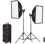 GODOX SL100D LED dupla videolámpa szett (SL100DLED)