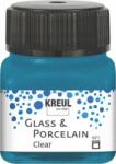 Kreul Clear Vopsea de sticla Cyanean Blue 20 ml 1 buc (<![CDATA[16215]]>)