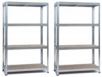  2db Salgó polc, 4 szintes 150x75x30cm, horganyzott (2x4402)